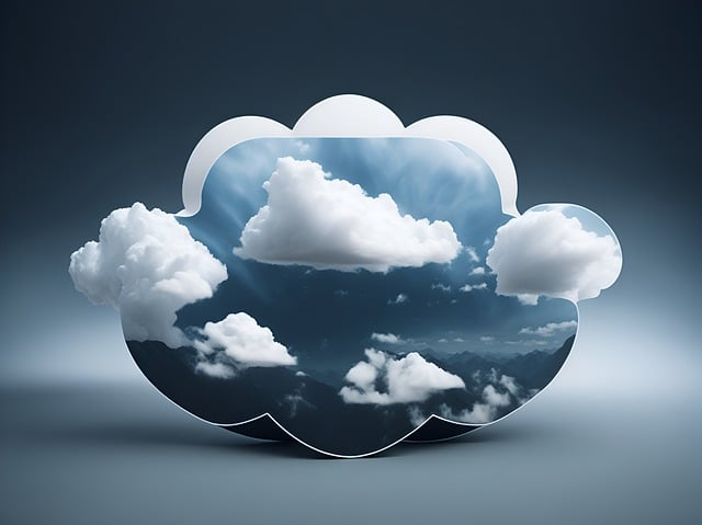 ai generated, cloud computing, cloud
